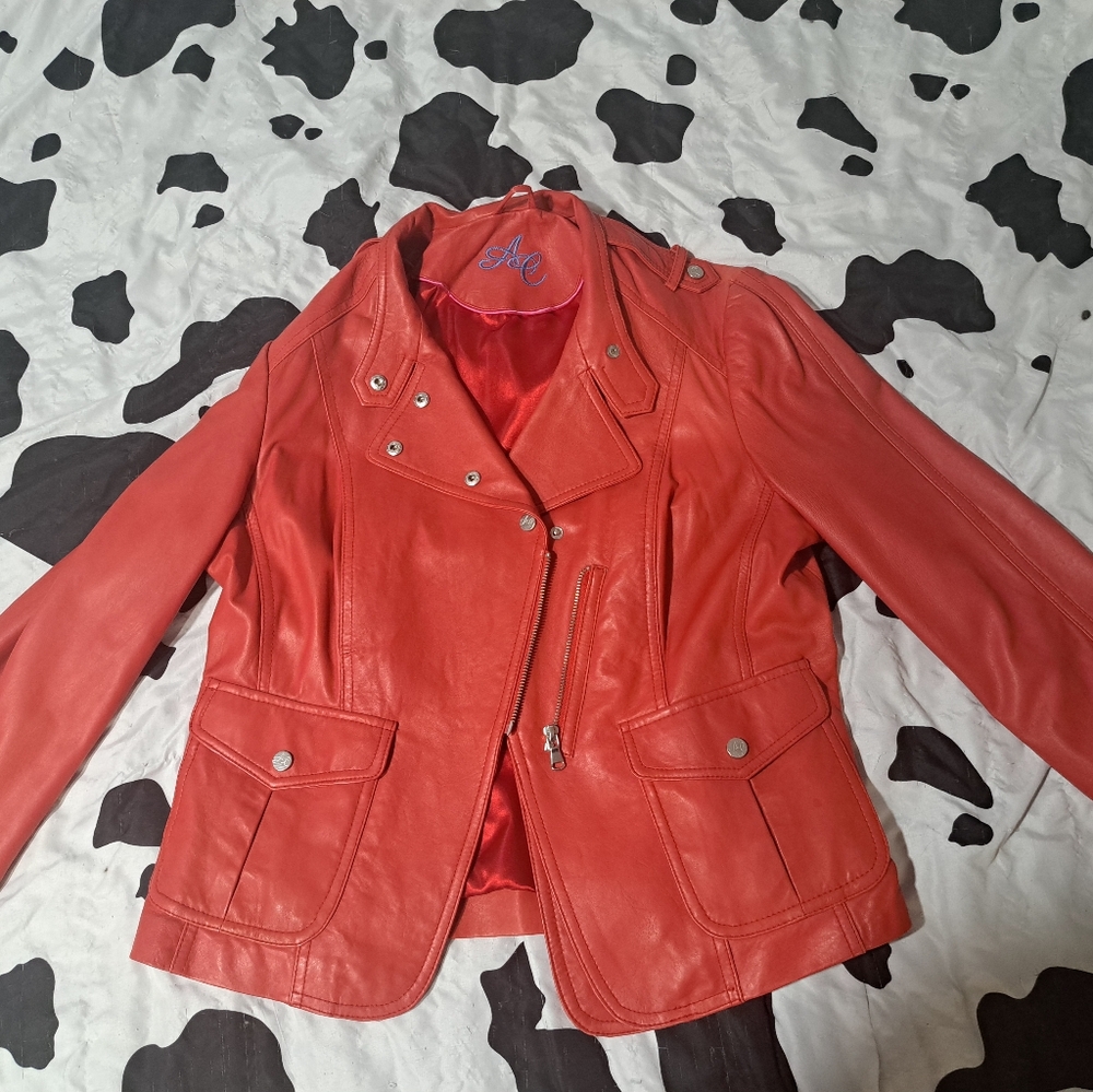 Leather jacket